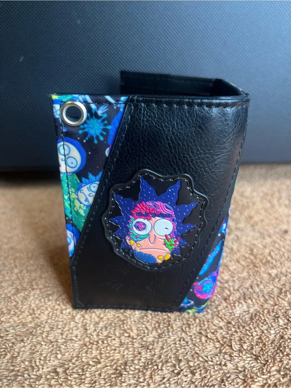 Rick and Morty Psychedelic chain wallet